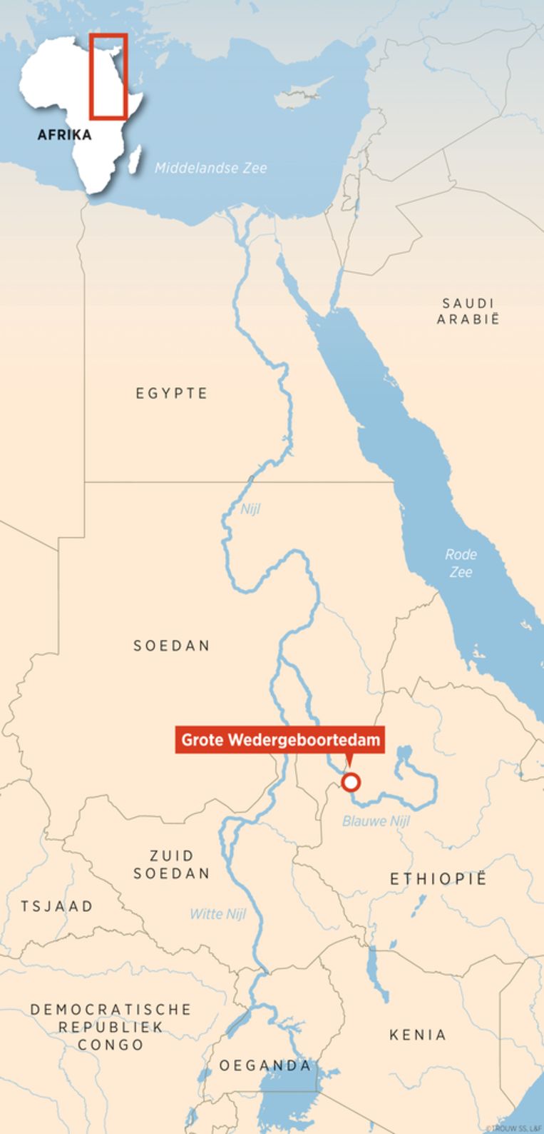 Waarom Egypte en Ethiopië ruziën over de bouw van een enorme dam