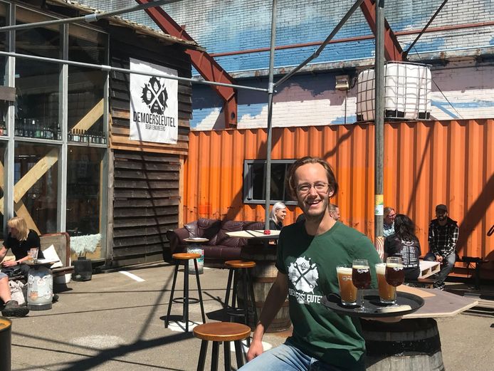 Rick Ooms van bierbrouwerij De Moersleutel.