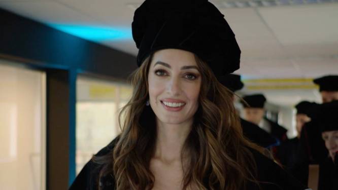 Amal Clooney ontvangt eredoctoraat van KU Leuven, maar George mocht niet meekomen: “Liever geen mediacircus”