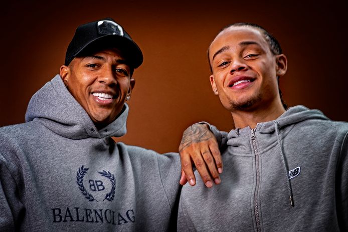 Patrick van Aanholt en Xavi Simons.