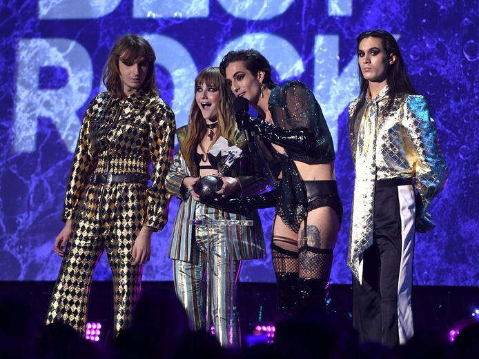 Le groupe italien Måneskin.