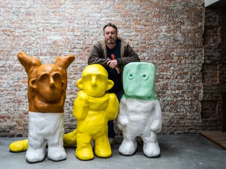 De wonderlijke beelden van Erik Buijs staan prominent in Amsterdam: ‘Eigenlijk doe ik hetzelfde als in mijn jeugd’