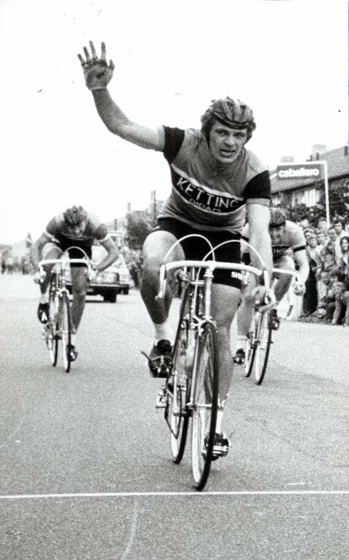 Jan Aling won in 1973 voor de tweede keer de Omloop der Kempen