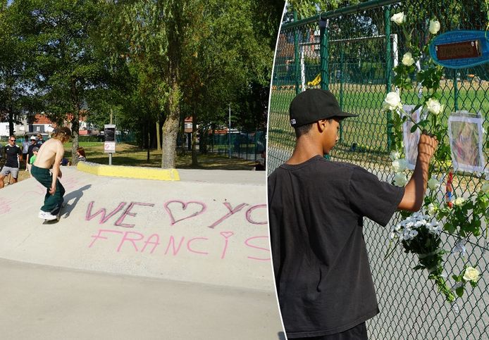 Een graffiti op het skatepark vormt een blijvende herinnering