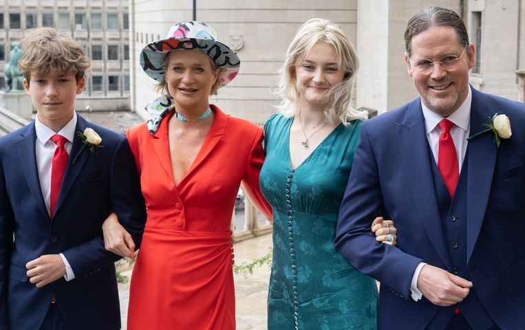 Tijdens het huwelijk van prinses Maria en haar William, 10 september 2022. Beeld BrunoPress