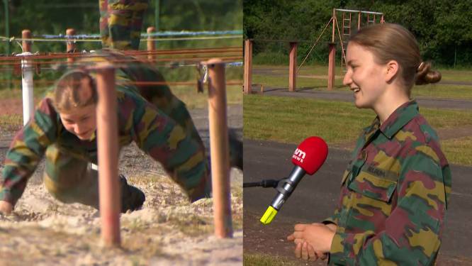 Prinses Elisabeth beëindigt eerste deel van militair zomerkamp: “Ik heb me enorm moeten aanpassen”