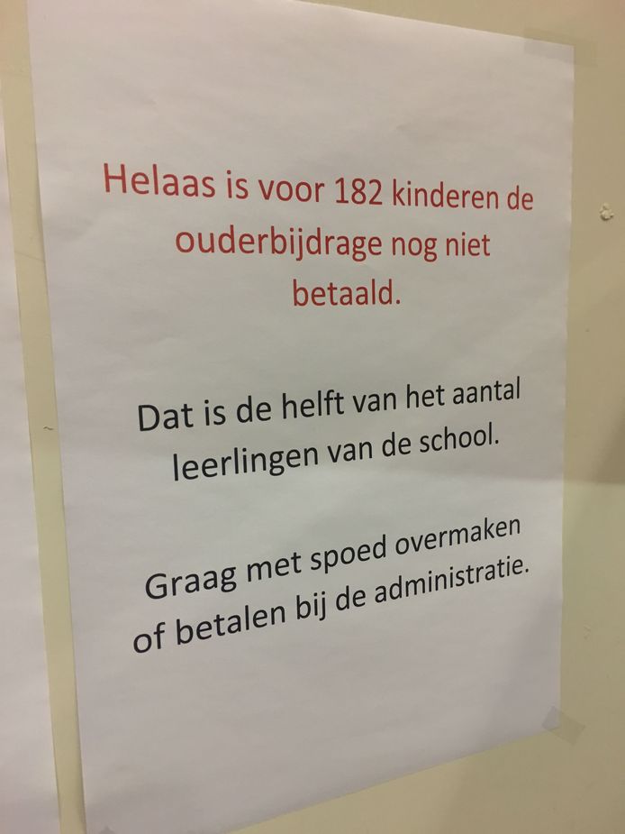 Verzamelen pijnlijk Geval Scholen vragen steeds meer ouderbijdrage | Den Haag | AD.nl