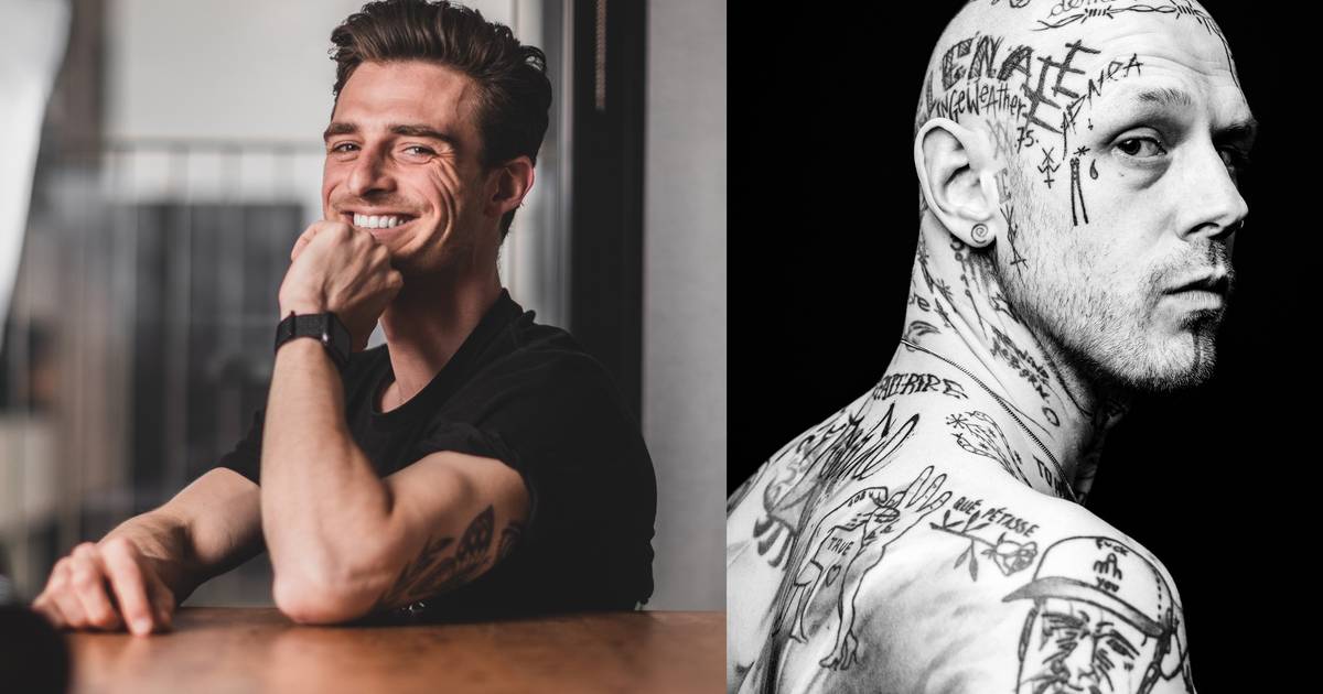 Joakim portretteert mensen met tattoo’s op gezicht “Het is even schrikken als je ze ziet, maar