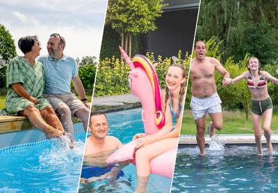 Deze Vlamingen hebben geen spijt van hun corona-zwembad, ondanks stijgende prijzen: “Vakantie in eigen tuin, da’s onbetaalbaar”