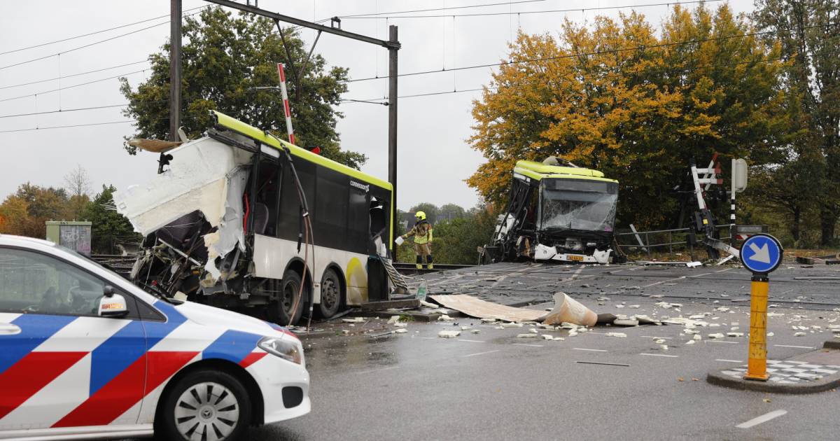 Chauffeur is verdachte nadat bus is gehalveerd door trein; politie onderzoekt verwijtbaar handelen