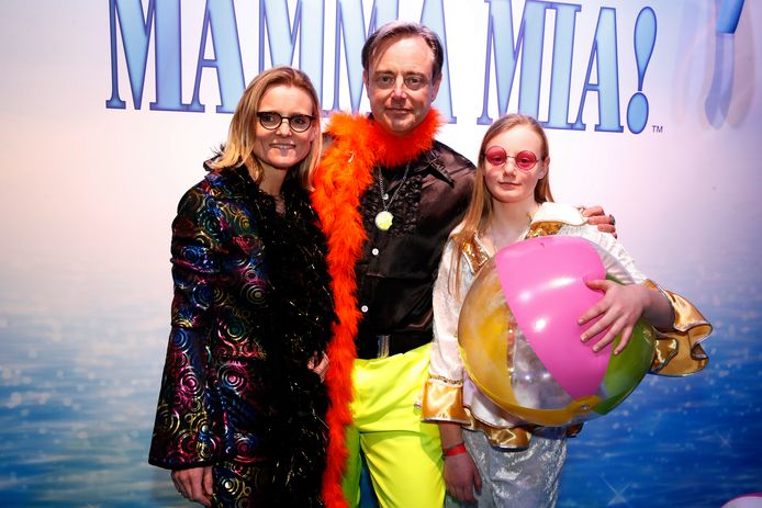 Bart De Wever met vrouw Veerle en dochter Liesbet.