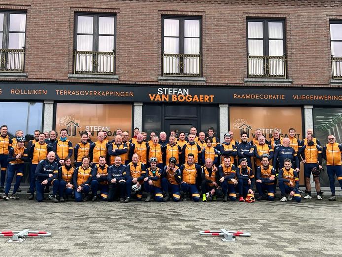 Blue Boys op de bres voor wielrenners Gunther (59) en Yoica (29