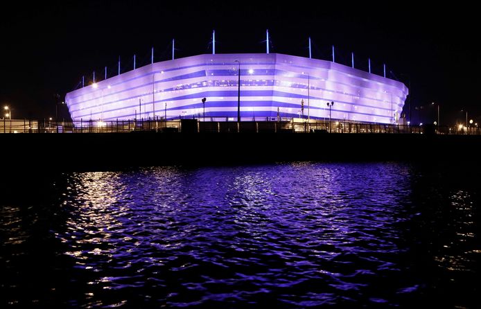 Het stadion in Kaliningrad.