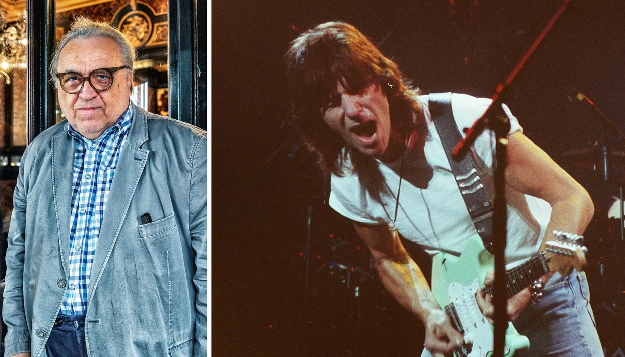 Marc Didden en Jeff Beck Beeld Tim Dirven / Photonews