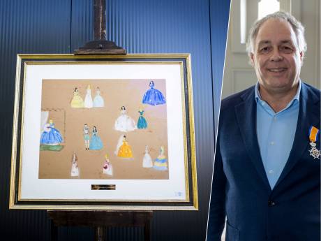 Ridder Ouborg slaat toe en koopt schilderij van Beatrix voor 8500 euro: ‘Past mooi bij onze collectie’