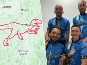 Le plus grand tracé Strava de l’histoire: quatre cyclistes français dessinent un “vélociraptor” sur 1.000 km