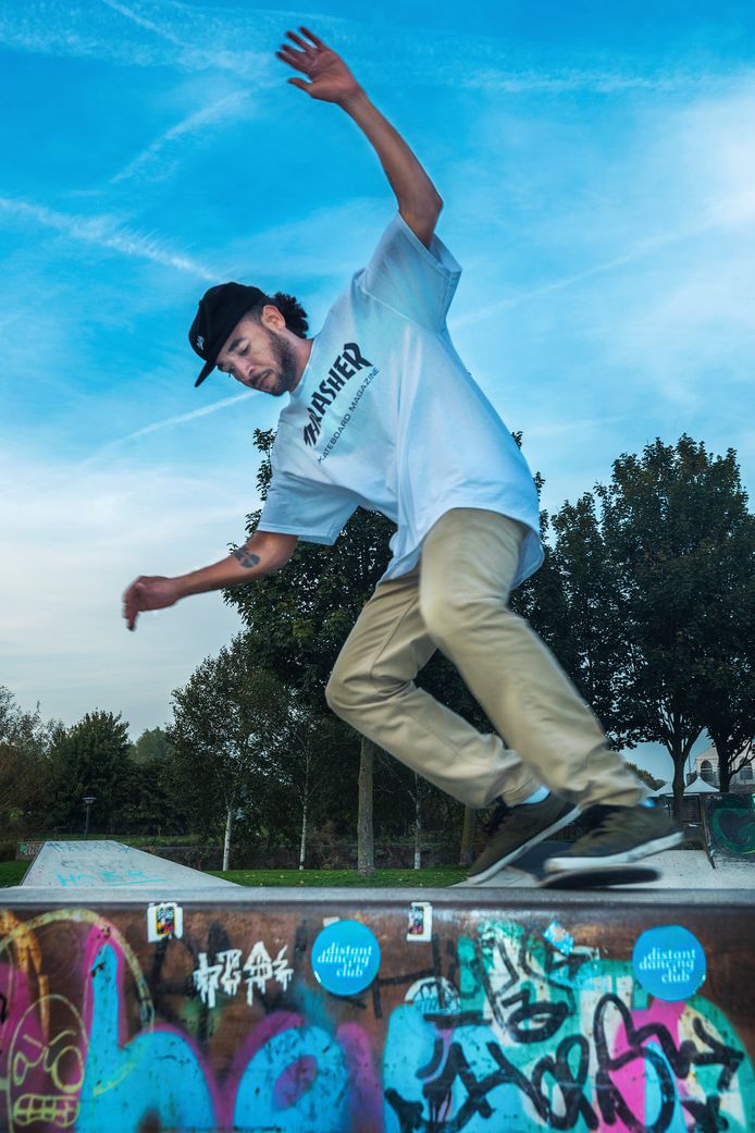 Voorzitter Marc-Anthony Westmaas van skatepark de Yard.