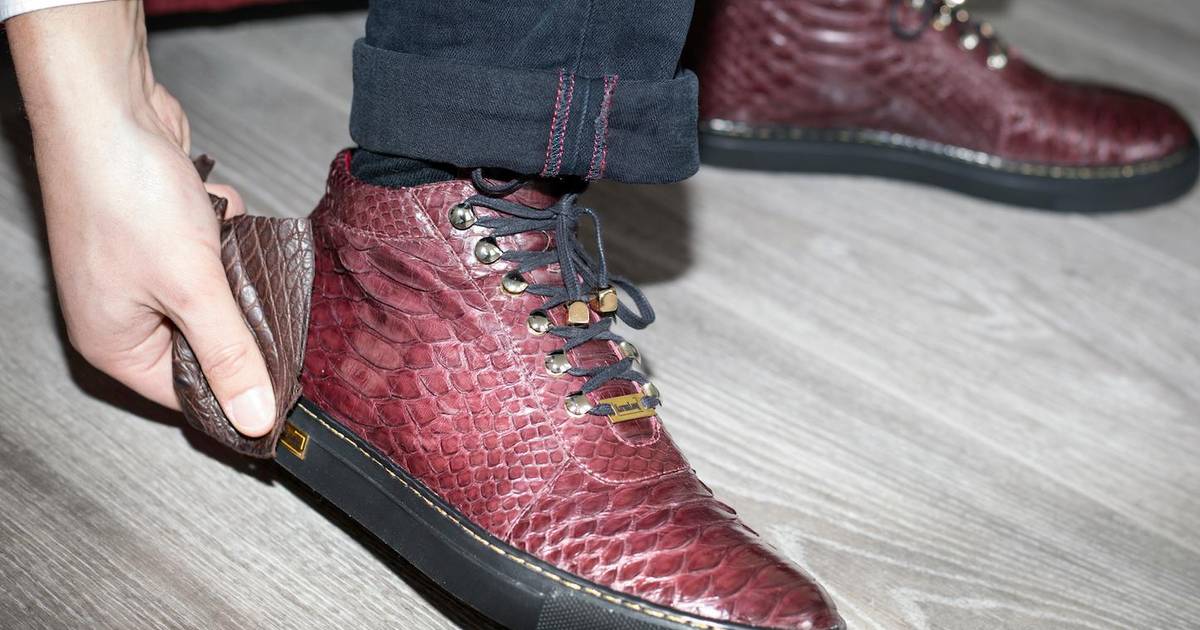 Slangenleer schoenen heren deals