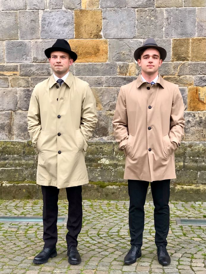 De twee nieuwe poaskeerls van Ootmarsum: links Dries Arens, rechts Wout Velthuis.