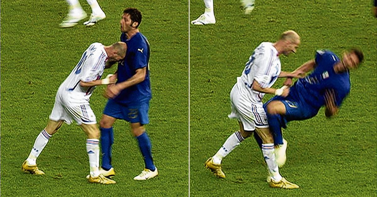 Precies 14 jaar geleden hoe een kopstoot de carrière van Zidane tien