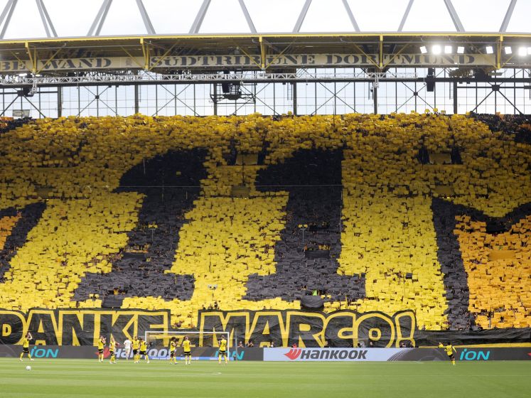 Dortmund-fans nemen afscheid van Marco Reus
