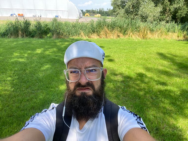 Carlos afgelopen weekend op het festivalterrein. Beeld Eigen foto