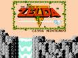 Het titelscherm van The Legend of Zelda (1987).