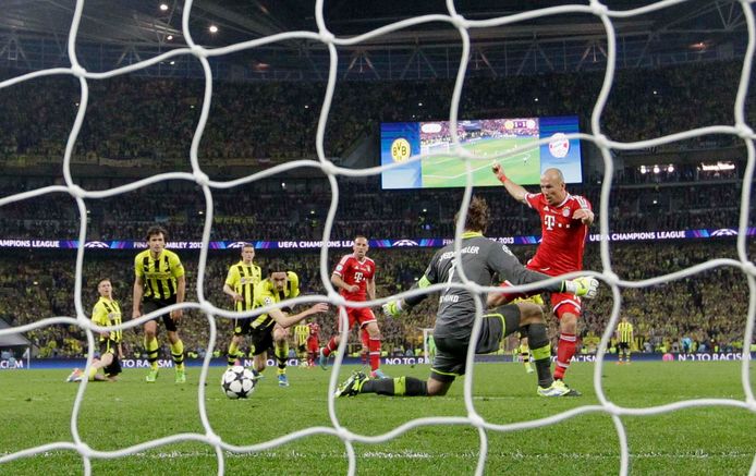 Arjen Robben beslist de Champions League-finale.