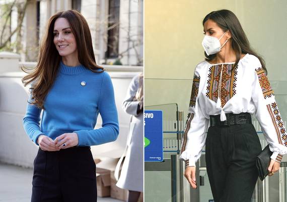 ‘Wij staan achter Oekraïne’: royals die met hun kledingkeuze steun betuigen