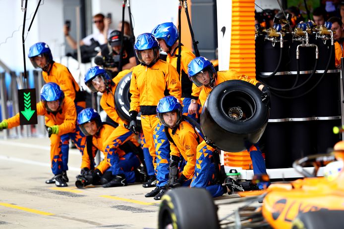 Het team van McLaren.
