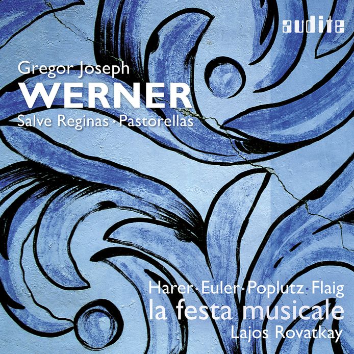 Albumcover Salve Reginas, Pastorellas, van Gregor Joseph Werner.