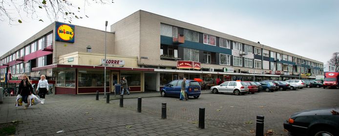 Het winkelcentrum op de hoek Boschmeersingel/Oude Vlijmenseweg in Den Bosch