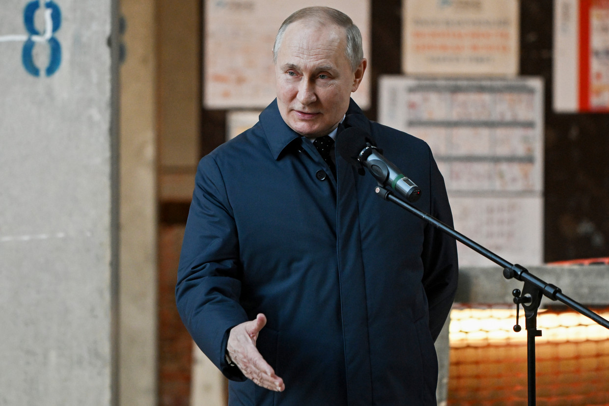 De Russische president Vladimir Poetin. Beeld AP