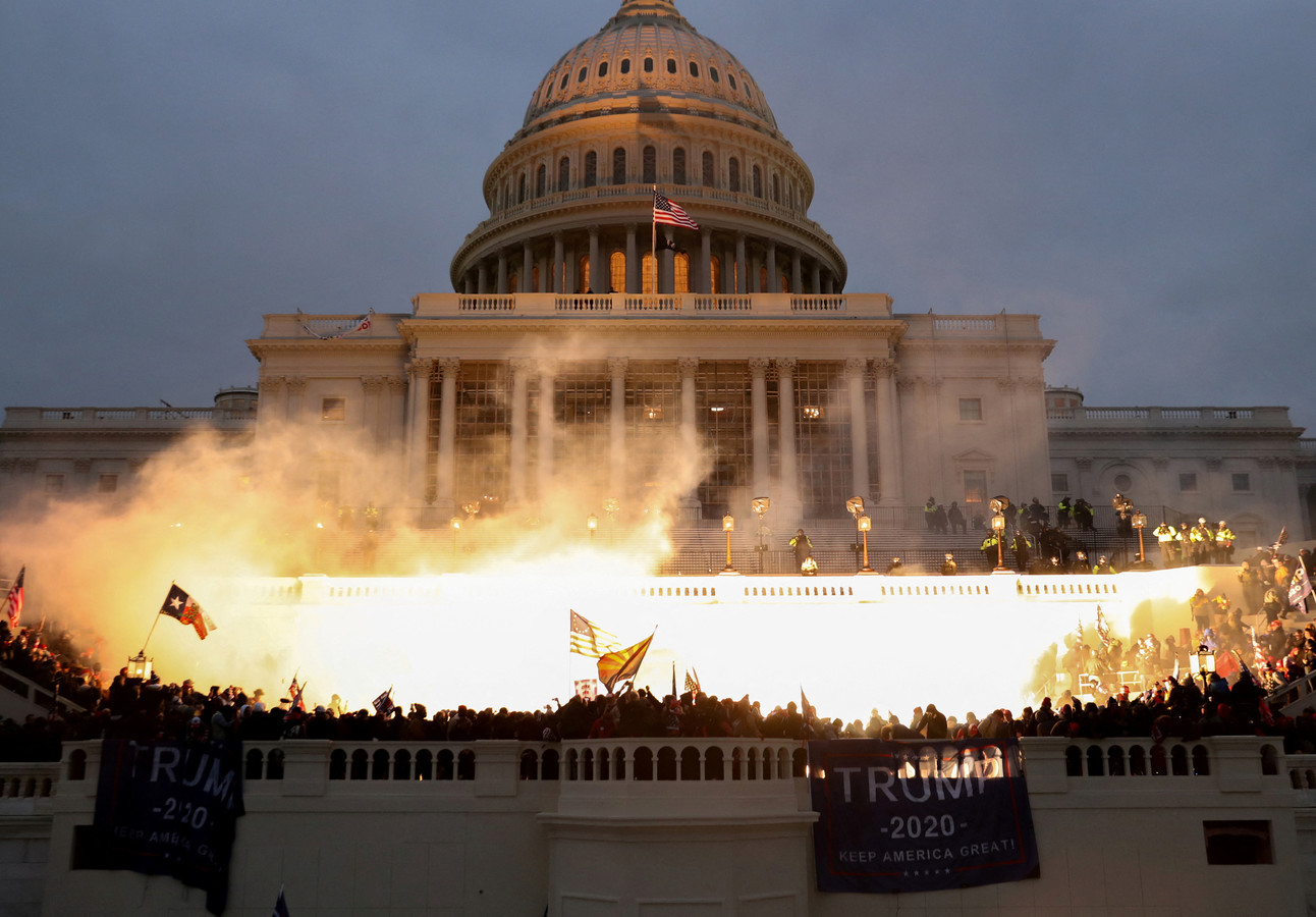 De bestorming van het Capitool op 6 januari 2021.