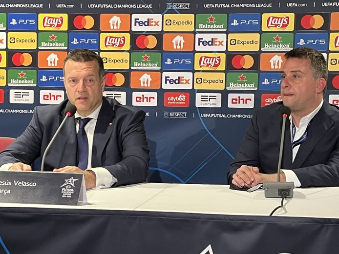 Coach Jesus Velasco kijkt uit naar de finale zondag tegen Sporting Lissabon.