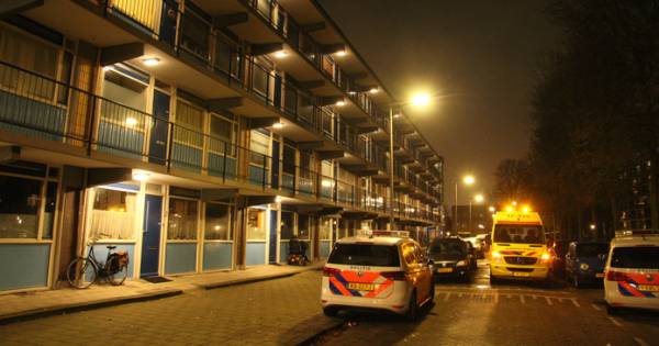 De twee sloegen een 70-jarige vrouw in haar woning aan de Dosiostraat in Rotterdam-Alexander.