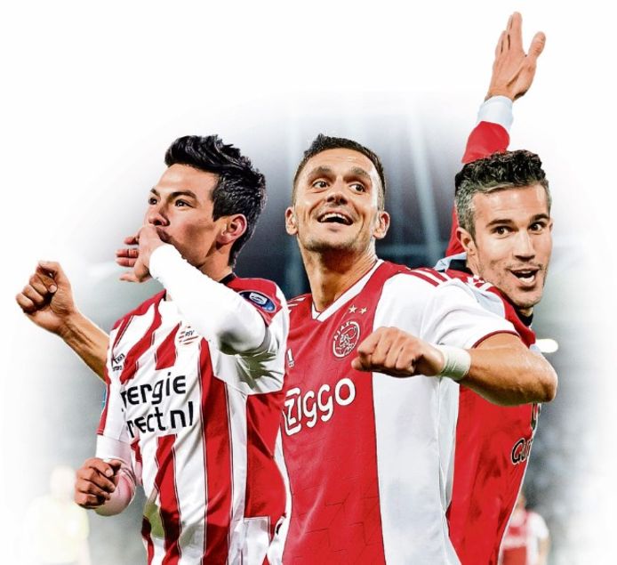 Blikvangers van de traditionele top 3-clubs: Lozano, Tadic en Van Persie.