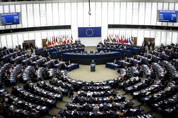 Het Europees Parlement in Straatsburg.