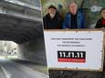 Nieuwe muurschildering onder de viaduct aan het spoorwegpad. / Nieuwe muurschildering onder de viaduct aan het spoorwegpad.