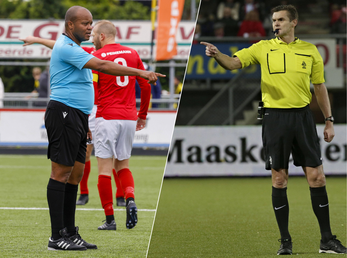 Scheidsrechter Rick Sturm maakt zich op voor zijn debuut in het ...