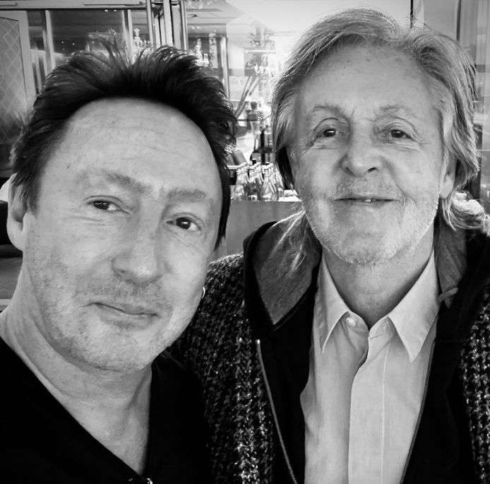 Julian Lennon en Paul McCartney