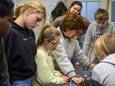 Zottegem: Sam volgt les in een normale middelbare school.