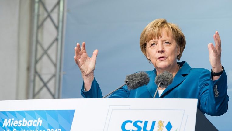Bondskanselier Angela Merkel van de CSU Beeld ANP