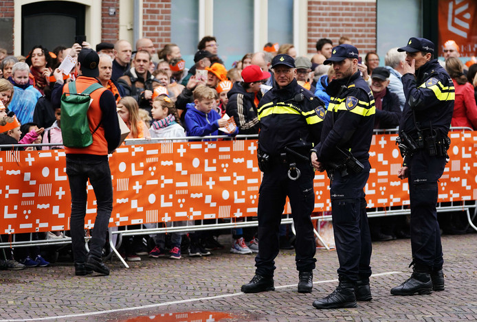 Politie-inzet tijdens Koningsdag 2019 in Amersfoort