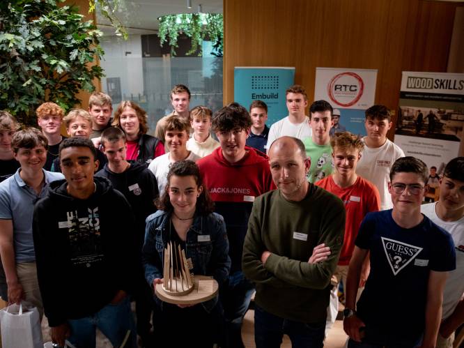 VTI Roeselare scoort bij wedstrijd Wood Skills