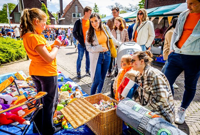 Koningsdag in Papendrecht.