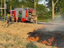 Brandweer Sluis blust bermbrand