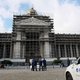 Terreuralarm rond Brussels justitiepaleis blijft gelden