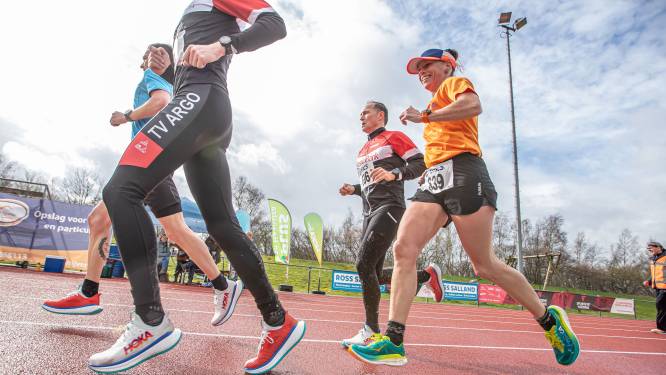 Weersomstandigheden maken recordpoging van Arenda uit Nijverdal tot helse tocht: ‘Ik heb in elk geval een clubrecord’
