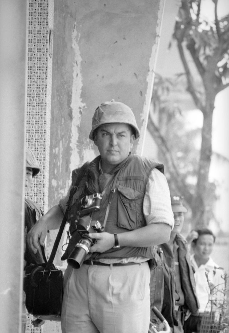 AP-fotograaf Horst Faas in 1968 in Saigon, Vietnam. Beeld ap